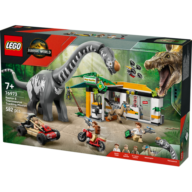 Lego - Raptor & Titanosaurus Tracking Mission (76973)