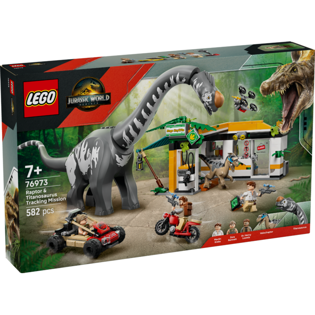Lego - Raptor & Titanosaurus Tracking Mission (76973)