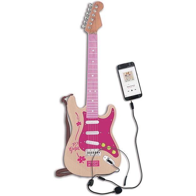 Bontempi - Pink electronic rock guitar (241371)