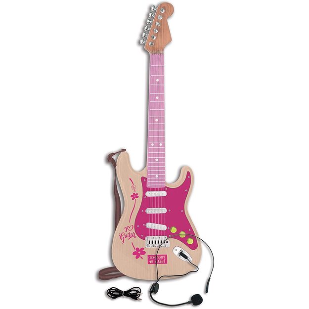 Bontempi - Pink electronic rock guitar (241371)
