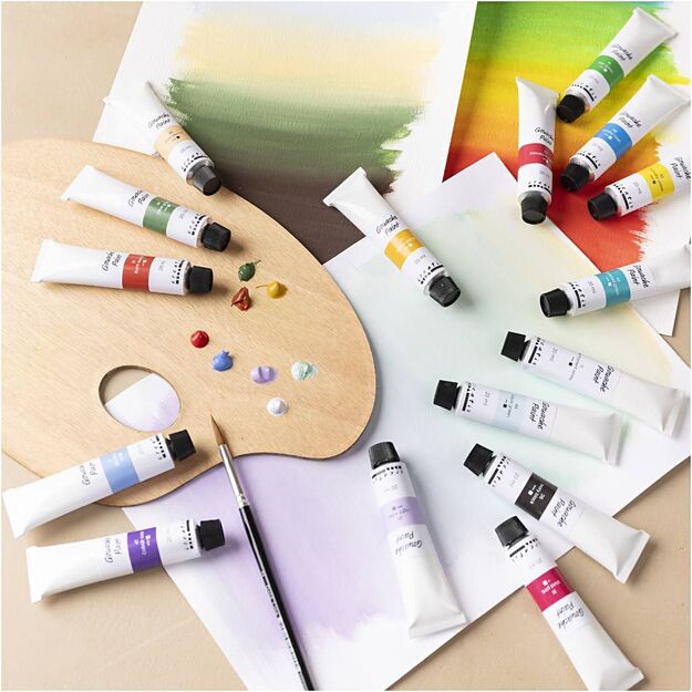 Gouache Paint - assorted colours - 24x20 ml (35630)