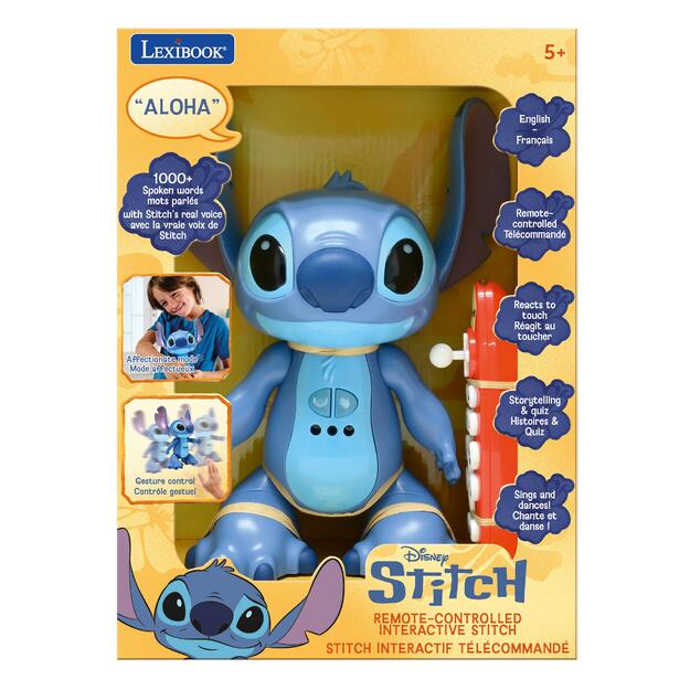 Lexibook - Interactive remote-controlled Stitch w. Real Voice (EN/DE)  (STITCHi3)