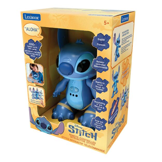 Lexibook - Interactive remote-controlled Stitch w. Real Voice (EN/DE)  (STITCHi3)
