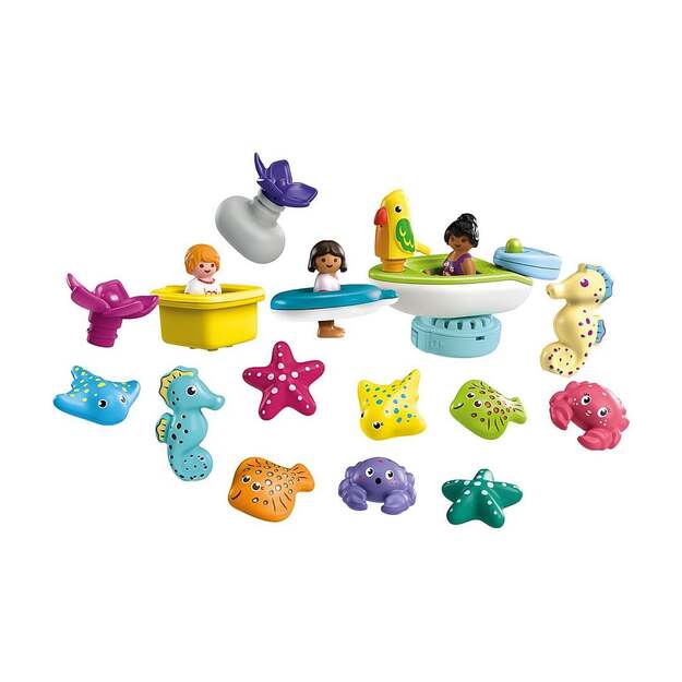 PLAYMOBIL - JUNIOR & Tinti: Colourful Bath Time Christmas Countdown (71777)