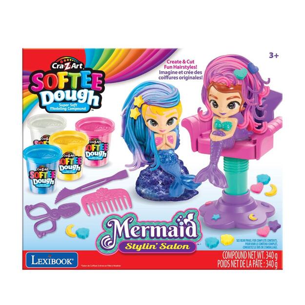 Cra-Z-Art - Softee Dough Sparkling Mermaid Styling Salon (CRDOUGH12)