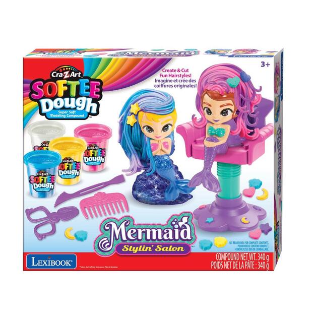 Cra-Z-Art - Softee Dough Sparkling Mermaid Styling Salon (CRDOUGH12)