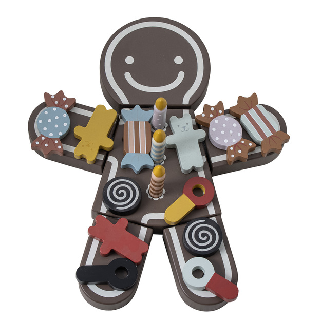 Bloomingville MINI - Play Set, Food, Brown, MDF (82053024)