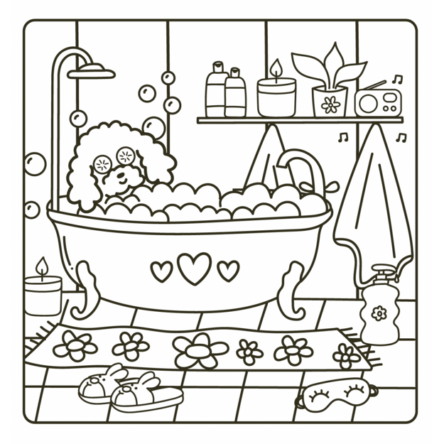 Cozy Coloring - Sunny Vibes: Cozy Colouring box