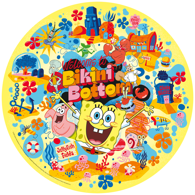 Ravensburger - Sponge Bob 500p round (12001657)