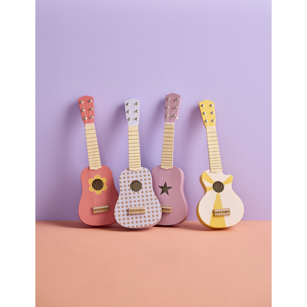 Music - Guitar yellow white - (1000954)