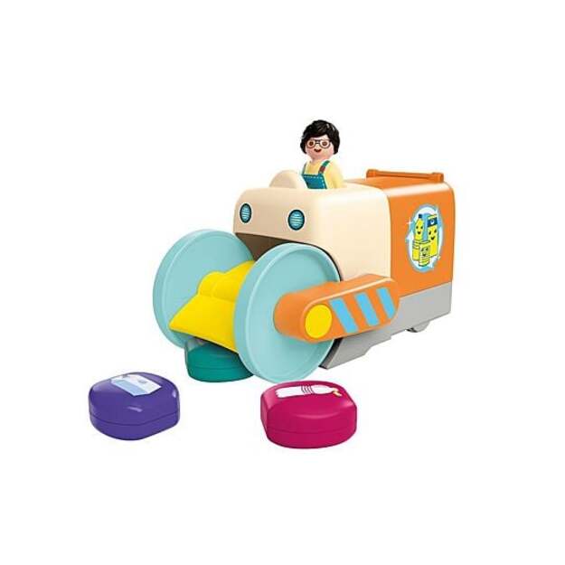 PLAYMOBIL - Junior: Push and Grab Garbage Collector (71774)