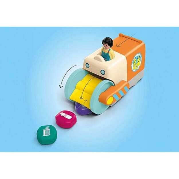 PLAYMOBIL - Junior: Push and Grab Garbage Collector (71774)