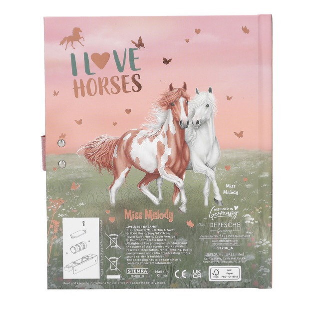 Miss Melody - Diary With Code And Sound, Design 1 (413236)