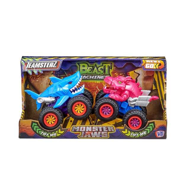 Teamsterz - Beast Machines 4 inch Power Jaws Die-Cast 2 Pack