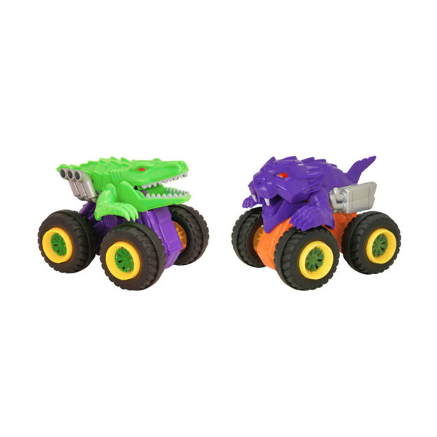 Teamsterz - Beast Machines 4 inch Power Jaws Die-Cast 2 Pack