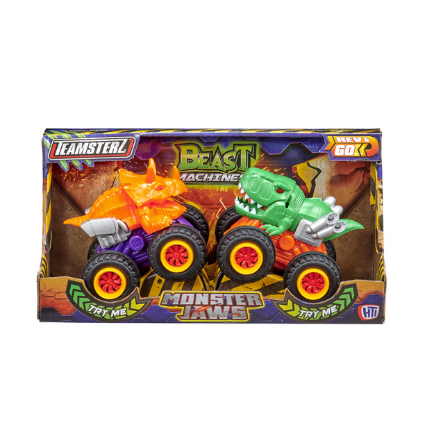 Teamsterz - Beast Machines 4 inch Power Jaws Die-Cast 2 Pack