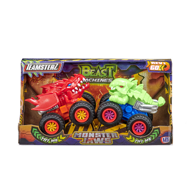 Teamsterz - Beast Machines 4 inch Power Jaws Die-Cast 2 Pack