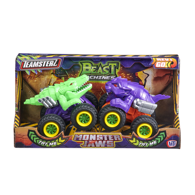 Teamsterz - Beast Machines 4 inch Power Jaws Die-Cast 2 Pack