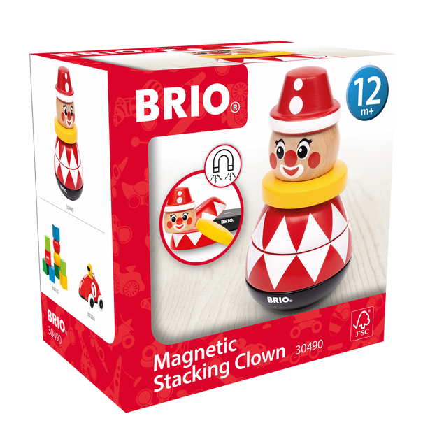 BRIO - Magnetic Stacking Clown (30490)