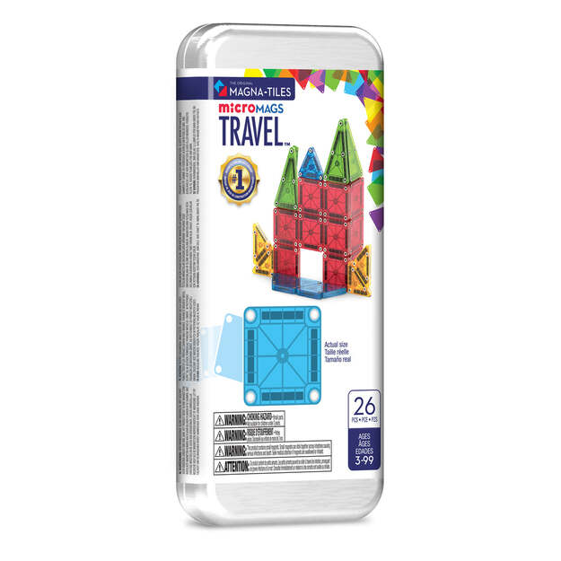 MAGNA-TILES - microMAGS Travel 26 Piece Set (90295)