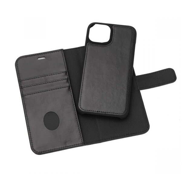 RadiCover - Radiation Protection Wallet Vegan Leather 2in1 iPhone 14 Exclusive Black