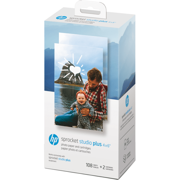 HP - Sprocket Studio Plus Cartridge 108-pack (HPIS4X6C108)