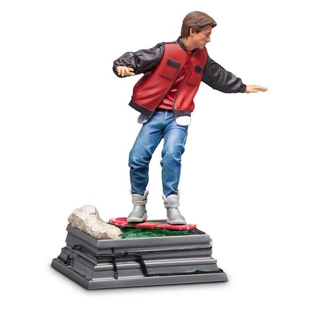 Back to the Future II - Marty McFly on Hoverboard Statue Art Scale 1/10