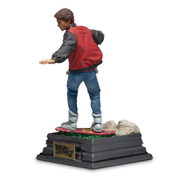 Back to the Future II - Marty McFly on Hoverboard Statue Art Scale 1/10