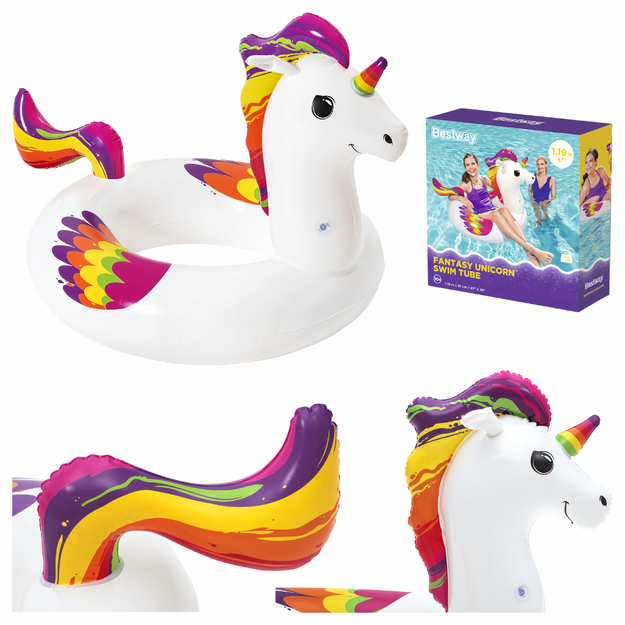 Bestway 36159 piepūšamais peldriņķis, vienradzis, liels