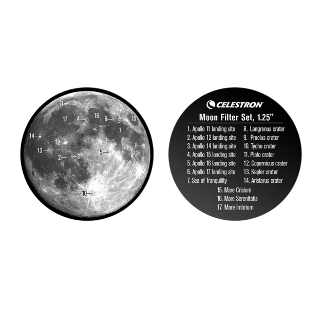 Celestron - Moon Filter Set 1,25