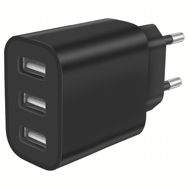Mocna Kostka Ładowarka Sieciowa 3 x Usb Uniwerslana USB 3 Porty 5V 3.4A  17
