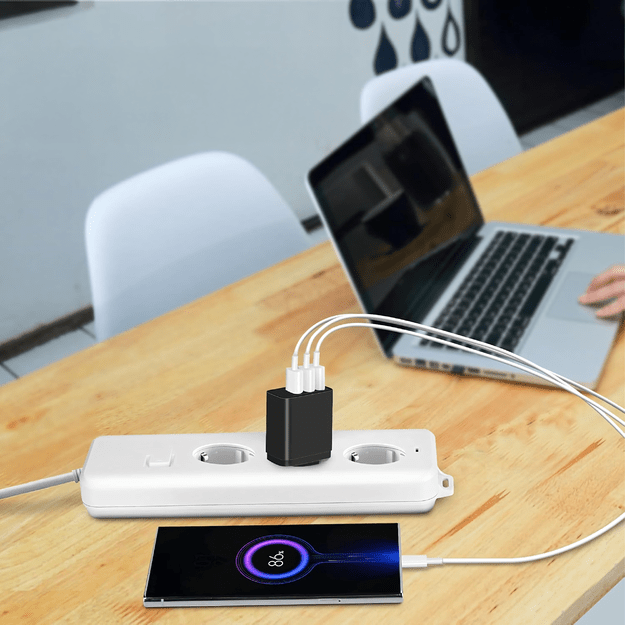 Mocna Kostka Ładowarka Sieciowa 3 x Usb Uniwerslana USB 3 Porty 5V 3.4A  29