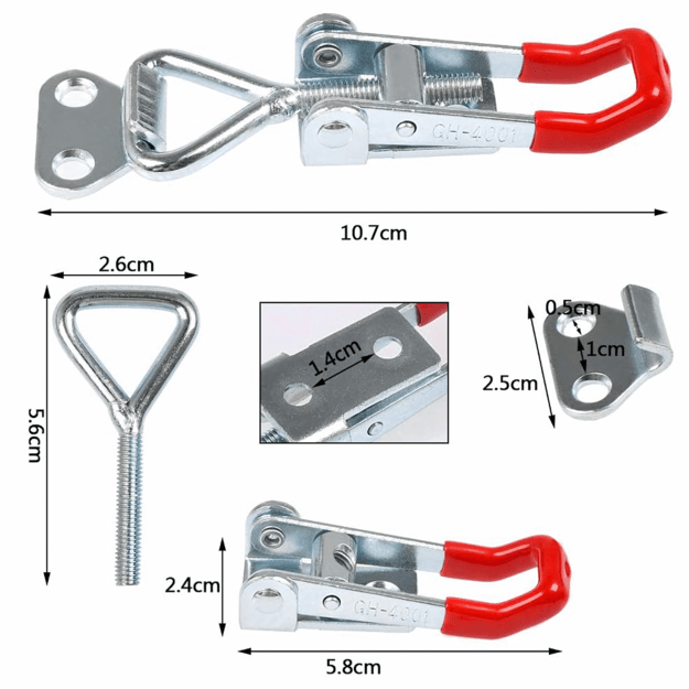 Spaustukas Spaustukas Uždarymo Skląstis Stalo Jungtis Reguliuojamas Universalus