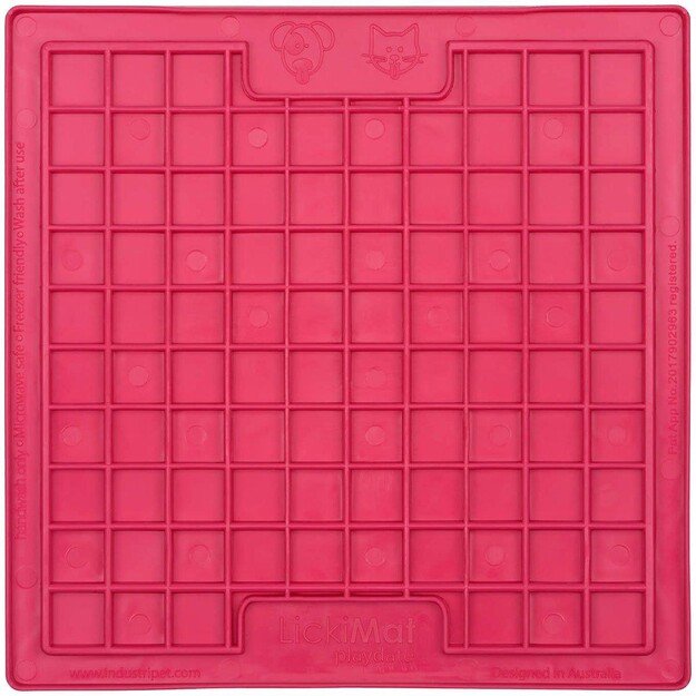 LICKIMAT - Cat Playdate Pink 20X20Cm - (785.5332)