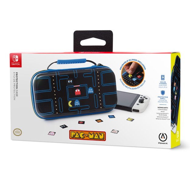 PowerA Protection Case for Nintendo Switch - OLED Model, Nintendo Switch and Nintendo Switch Lite - PAC-MAN Retro Arcade 1