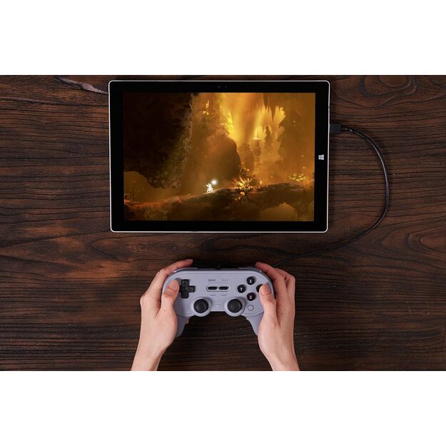 8BitDo Pro2 Wired Gamepad Grey Ed. 3