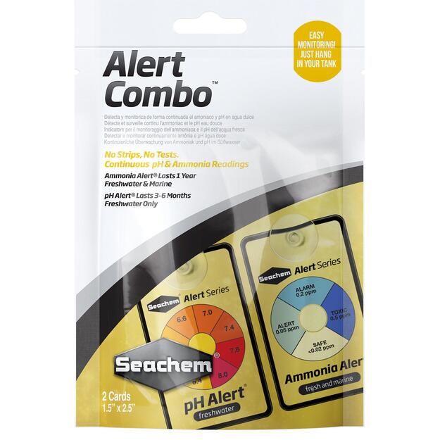 SEACHEM - Alerts Combo Pack 6 Month Ph/Ammonia - (159.0012)