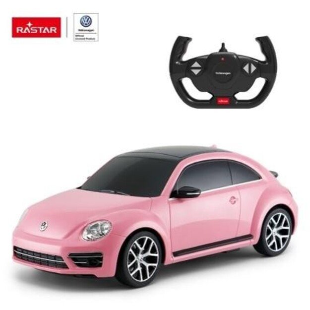 RASTAR R/C 1:14 Volkswagen Beetle Pink 30 cm (78000) 2