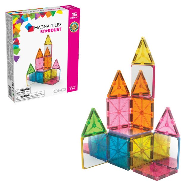 MAGNA-TILES - Stardust 15 Piece Set (90210) 16