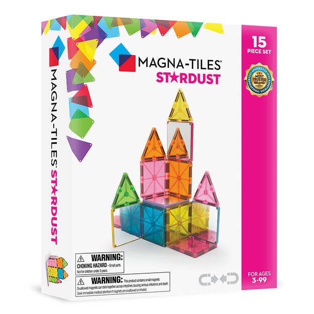 MAGNA-TILES - Stardust 15 Piece Set (90210) 17