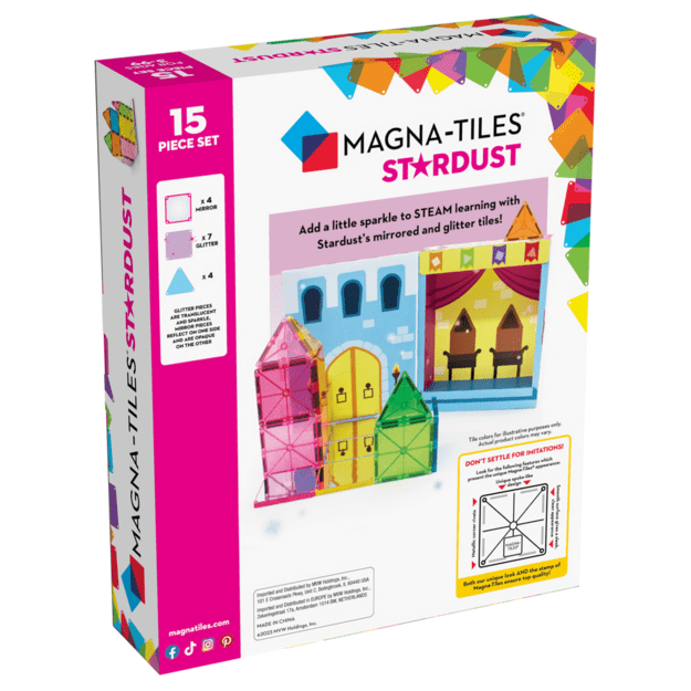 MAGNA-TILES - Stardust 15 Piece Set (90210) 22