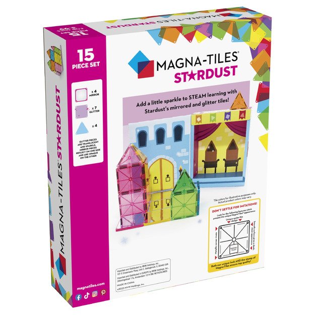 MAGNA-TILES - Stardust 15 Piece Set (90210) 5