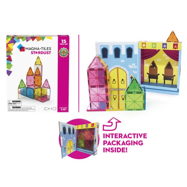 MAGNA-TILES - Stardust 15 Piece Set (90210) 9