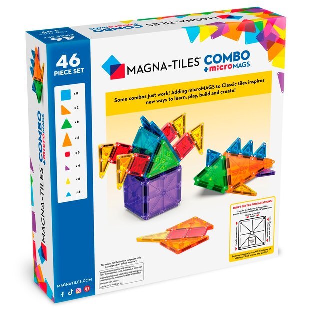 MAGNA-TILES  - microMAGS Combo 46 pcs (90293) 8