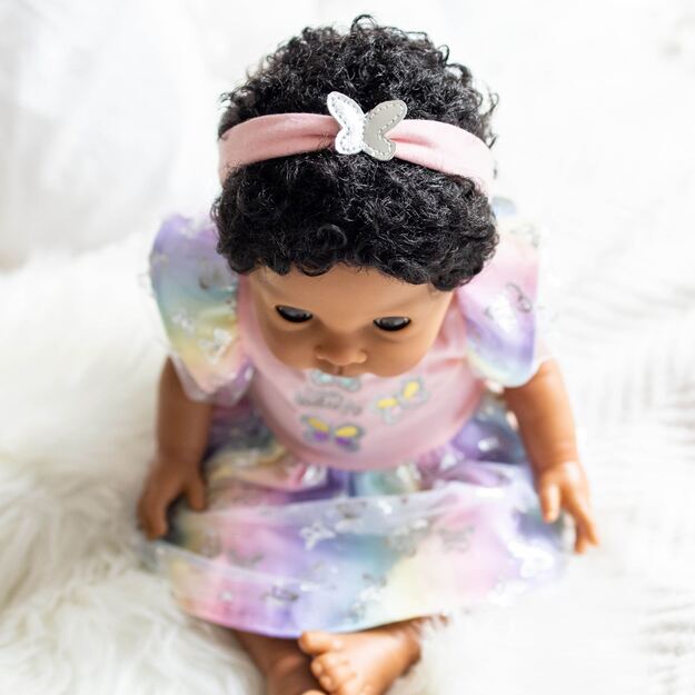 Tiny Treasure - Ethnic Doll Butterfly Rainbow Dress - (30633) 3