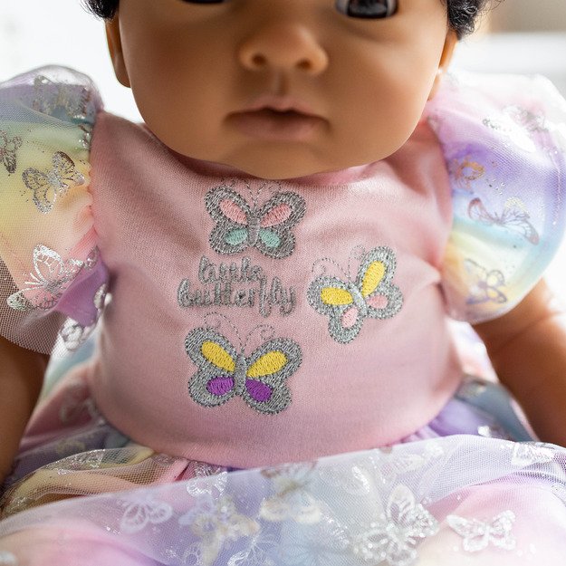 Tiny Treasure - Ethnic Doll Butterfly Rainbow Dress - (30633) 5