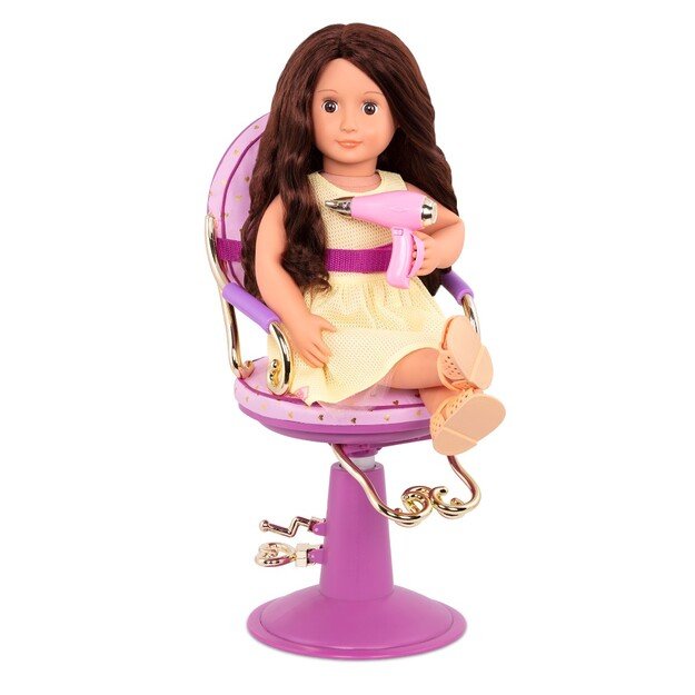Our Generation - Hairdressing chair - Purple hearts (737978) 3
