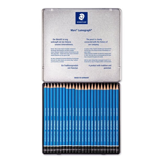 Staedtler - Mars Lumograph - 24 Pcs (100G24) 2