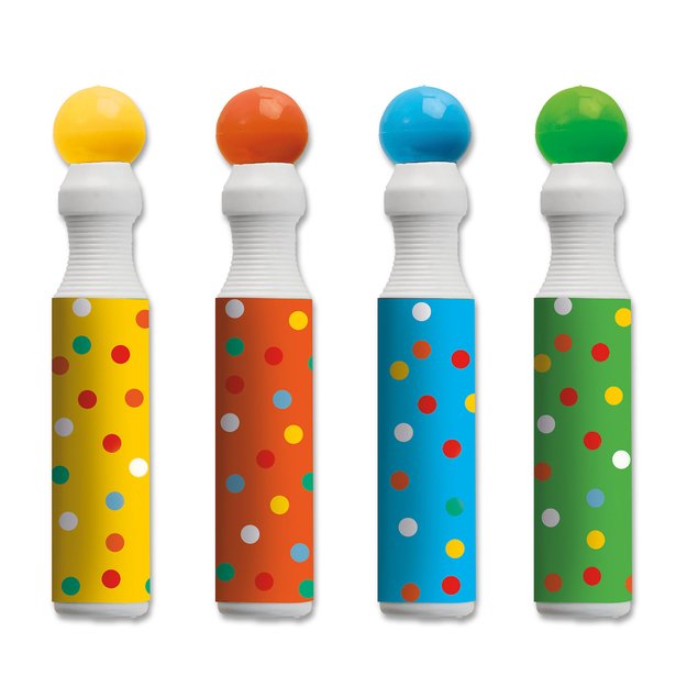 SES Creative - Dot Markers - 4 Colours XXL (S14600) 2