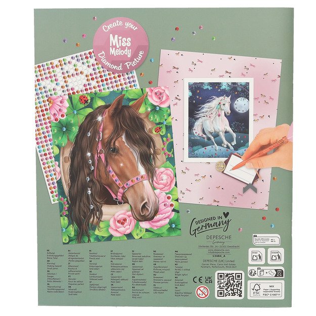 Miss Melody - Create Your Diamond Picture Stickerbook - (0413484) 4